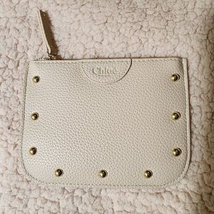 Chloe Leather Wristlet